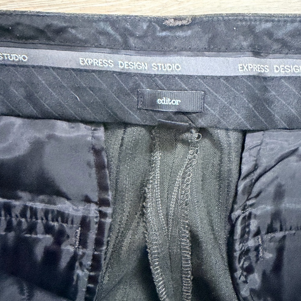 Express Design Studio Editor Charcoal Pinstripe D… - image 3